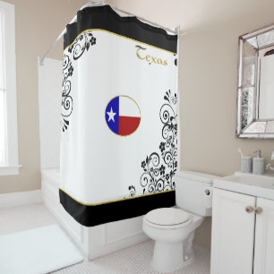 Rideaux De Douche Drapeau du Texas