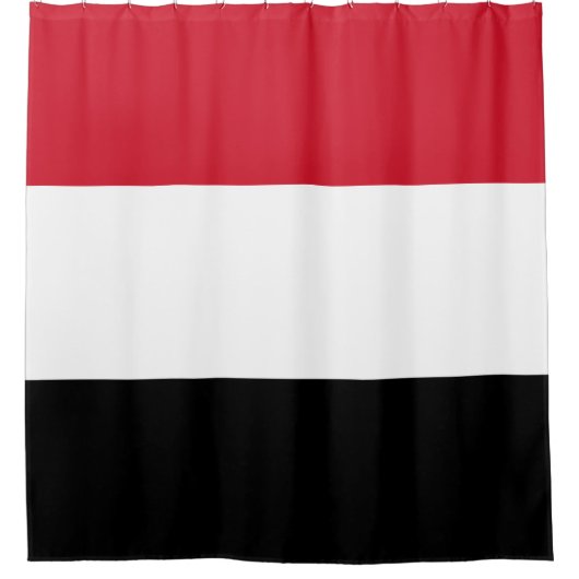 Rideaux De Douche Drapeau du Yémen (Devant)
