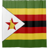 Rideaux De Douche drapeau du Zimbabwe (Devant)