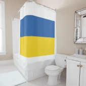 Rideaux De Douche Drapeau d'Ukraine (En situation)