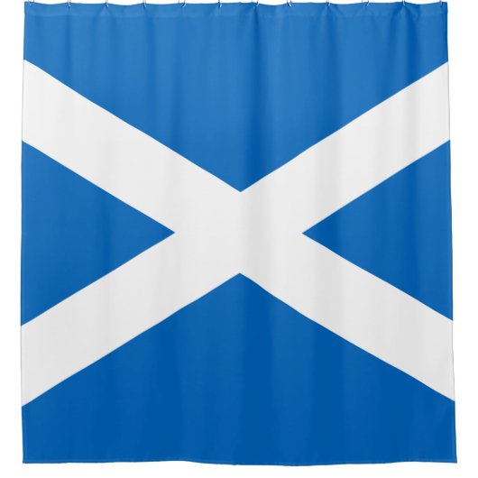 Rideaux De Douche Drapeau écossais (Saltire) (Drapeau écossais) (Devant)