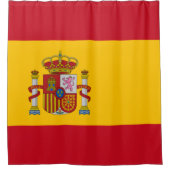 Rideaux De Douche Drapeau espagnol (Espagne) (Devant)