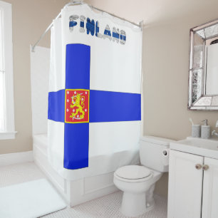 Rideaux De Douche Drapeau finlandais