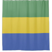 Rideaux De Douche Drapeau Gabon (Devant)