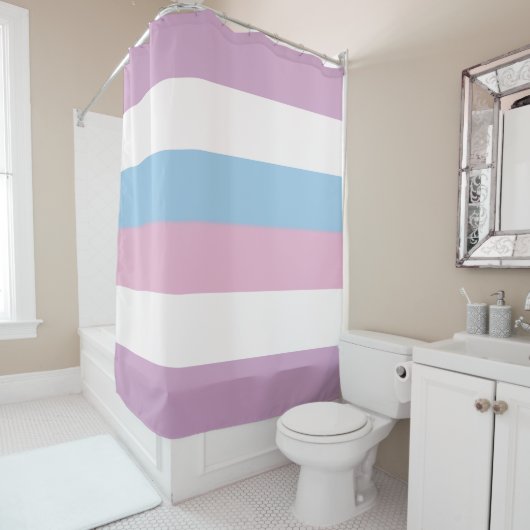 Rideaux De Douche Drapeau intersexe (En situation)