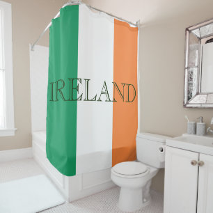 Rideaux De Douche Drapeau irlandais Sccn Irlande