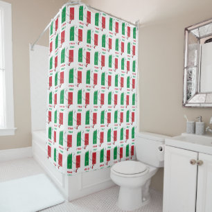 Rideaux De Douche DRAPEAU Italien D'ITALIE Italie