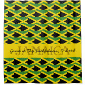 RIDEAUX DE DOUCHE DRAPEAU JAMAICA PERSONNALISÉ (Devant)