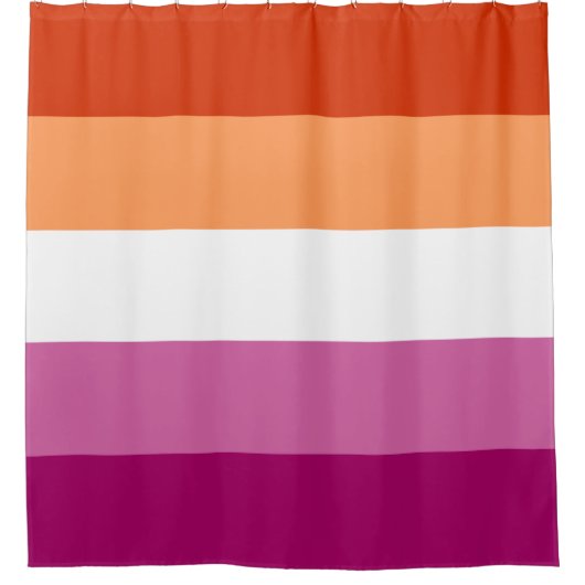 Rideaux De Douche Drapeau lesbien (Devant)