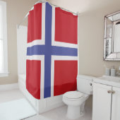 Rideaux De Douche Drapeau norvégien (En situation)
