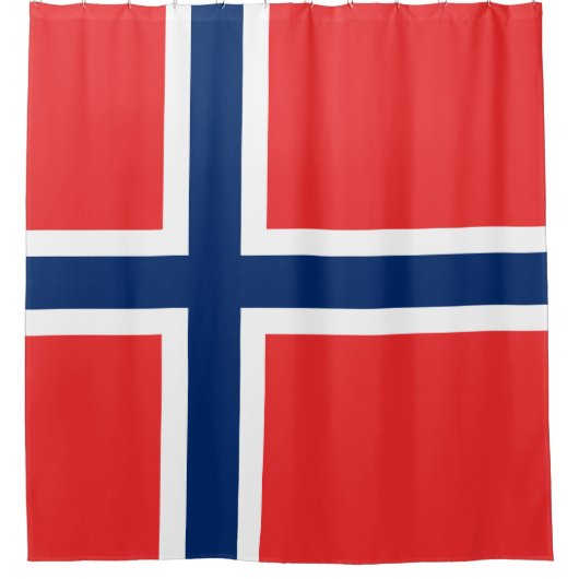 Rideaux De Douche Drapeau norvégien (Norvège) (Devant)