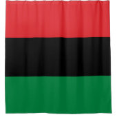 Rideaux De Douche Drapeau panafricain (Devant)