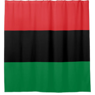 Rideaux De Douche Drapeau panafricain