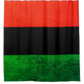 Rideaux De Douche Drapeau panafricain de l'UNIA (Devant)