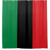 Rideaux De Douche Drapeau panafricain UNIA (Devant)