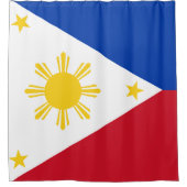 Rideaux De Douche Drapeau philippin des Philippines (Devant)