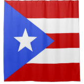 Rideaux De Douche Drapeau Porto Rico (Devant)