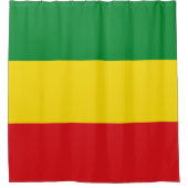 Rideaux De Douche Drapeau rastafarien Rasta Ethiopie (Devant)