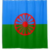 Rideaux De Douche Drapeau romani (Devant)