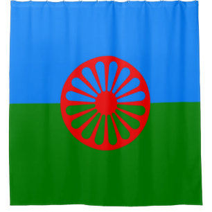 Rideaux De Douche Drapeau romani