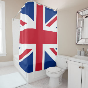 Rideaux De Douche Drapeau Royal Union Jack