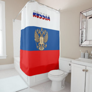 Rideaux De Douche Drapeau russe