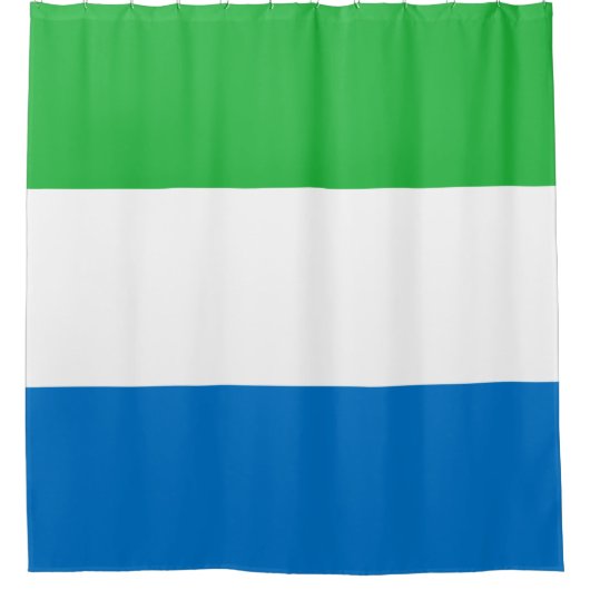 Rideaux De Douche Drapeau Sierra Leone (Devant)