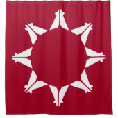 Rideaux De Douche Drapeau sioux oglala lakota (Devant)