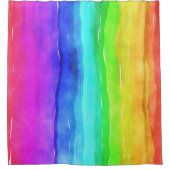 Rideaux De Douche Drapeau symbole de fierté donnant une forme de dis (Devant)