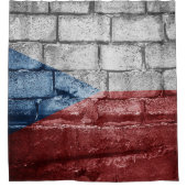 Rideaux De Douche Drapeau tchèque (Devant)