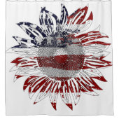Rideaux De Douche Drapeau tournesol  (Devant)