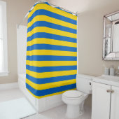 Rideaux De Douche Drapeau Ukraine (En situation)