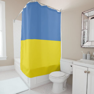 Rideaux De Douche Drapeau ukrainien Slava Ukraini С л а в а р У к d