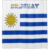 Rideaux De Douche Drapeau uruguayen (Devant)