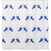 Rideaux De Douche Drapeaux de Finlande (Devant)