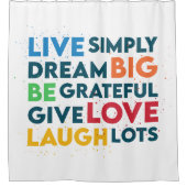 Rideaux De Douche Dream Big (Devant)