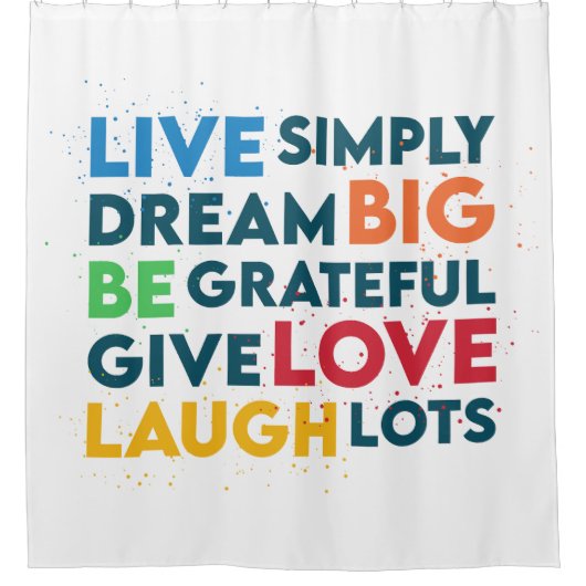 Rideaux De Douche Dream Big (Devant)