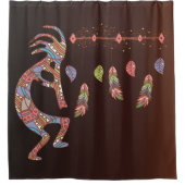 Rideaux De Douche Dream Catcher Alien ou Life Form Kokopelli (Devant)