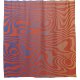 Rideaux De Douche Dream Flow l Abstract Trippy Pattern - No. 01 