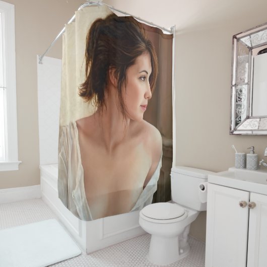 Rideaux De Douche Dreaming by the Window (En situation)