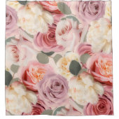 Rideaux De Douche Dreamrose Floral élégant Shabby Chic Roses (Devant)