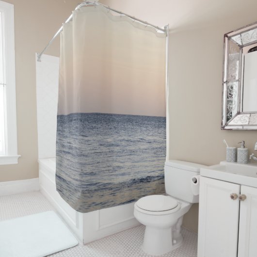 Rideaux De Douche Dreamy Pastel Caribbean Sunset 1 (En situation)