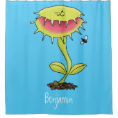 Rideaux De Douche Drôle carnivore Vénus piège à mouches plante dessi (Devant)