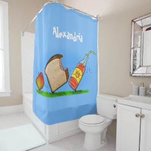 Rideaux De Douche Drôle de dessin animé de fourmis