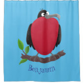 Rideaux De Douche Drôle magnifique dessin animé de frégate (Devant)