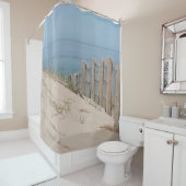 Rideaux De Douche Dune de sable et barrière de plage (En situation)