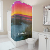Rideaux De Douche Dune de sable rose Sunset Beach (En situation)