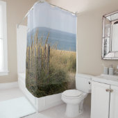 Rideaux De Douche Dunes de sable par l'océan (En situation)