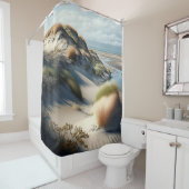 Rideaux De Douche Dunes d'or (En situation)