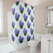 Rideaux De Douche Duo de Jacinthe Pourpre (En situation)